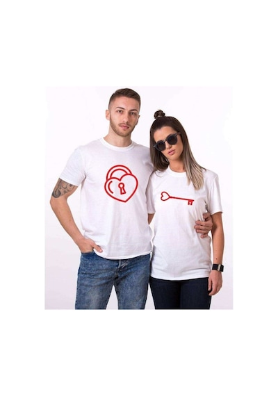 Tshirthane Kalbimin Kilidi Sevgili Kombinleri Tshirt Kombini Beyaz