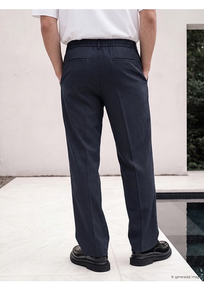 Lcw Vision Lacivert Regular Fit Erkek Pileli Pantolon