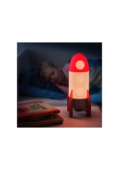 Aftonsparv Çocuk Masa Lambası , Çok Renkli, 15x30 Cm, Led'li Uzay Temalı Renkli