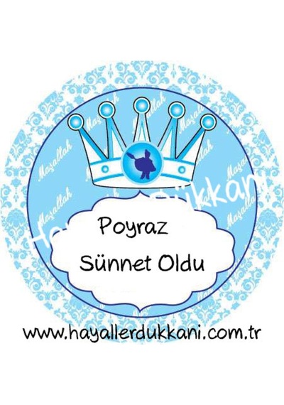 Sünnet Şekeri Etiketi Eb23 +3