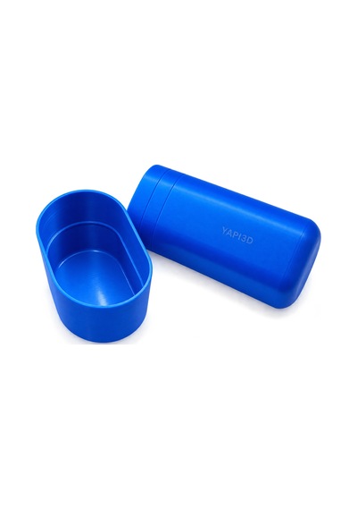 Yapı3d Mavi Gözlük Kutusu Sert Plastik Gözlük Kılıfı Taşıma Saklama Kabı Koruyucu Organizer