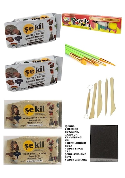 Seramik Hamuru Kil Başlangıç Seti