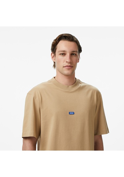 Hugo Nieros Erkek Bej T-shirt 50509991