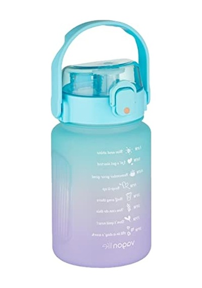 1000 Ml Motivasyon Matarası, Pipetli Ve Pipetsiz Kullanım