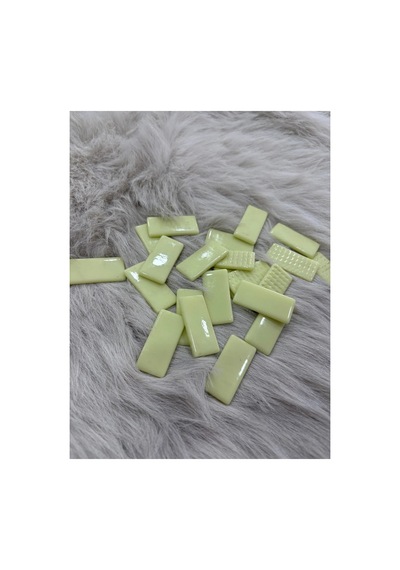 Sanatsal Mozaik Kd-04 Limon Dikdörtgen 20x40mm 100gr