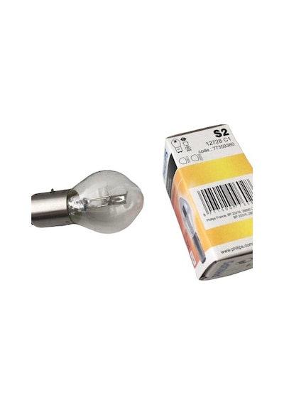 10 Adet Motosiklet Far Ampul S2 12x35/35 Bosch Tipi Phlıps