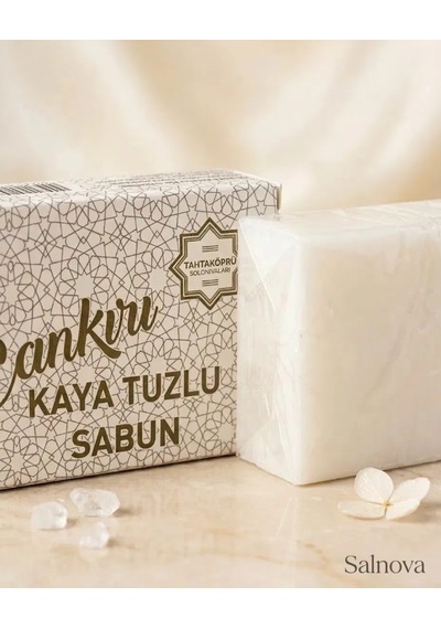 Çankırı Kaya Tuzlu Köpüren Sabun - 2'li Set Doğal