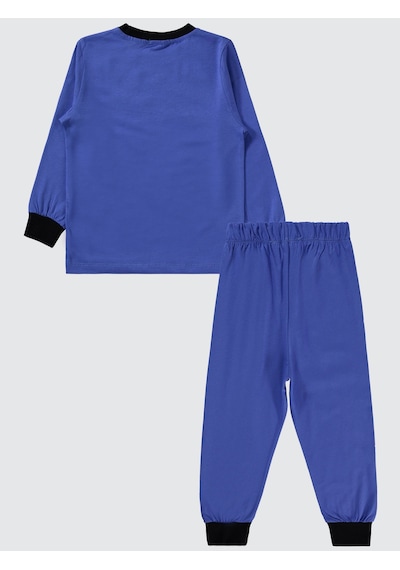 Civil Boys Erkek Çocuk Pijama Takımı 2-5 Yaş Saks Mavisi Saks Mavisi