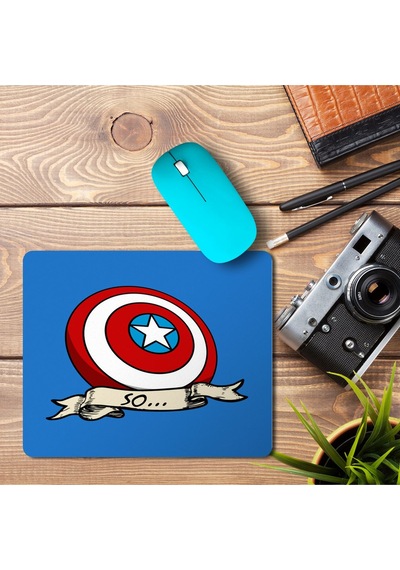 Captain America Tattoo So.. Baskılı Mouse Pad Mousepad.jpg
