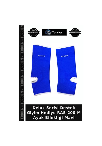 Delux Serisi Destek Giyim Hediye Ras-200-m Ayak Bilekliği Mavi