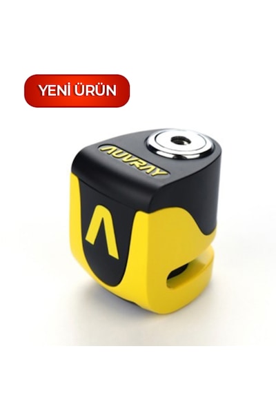 Auvray Mini Alarmlı Disk Kilidi 5,5mm Vespa Uyumlu Motosikletiniz İçin