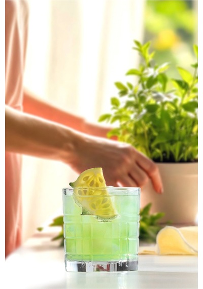 Lav Brit Cam Meşrubat Bardağı 4'lü 325 ml (Viski/Kokteyl Bardağı )