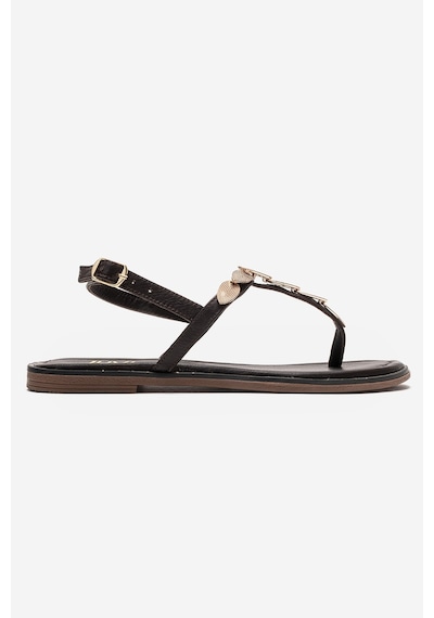 Luvishoes Marea Kahverengi Hakiki Deri Parmak Arası Gold Tokalı Kadın Sandalet Kahverengi Luvishoes Marea Kahverengi Hakiki Deri Parmak Arası Gold Tokalı Kadın Sandalet Kahverengi