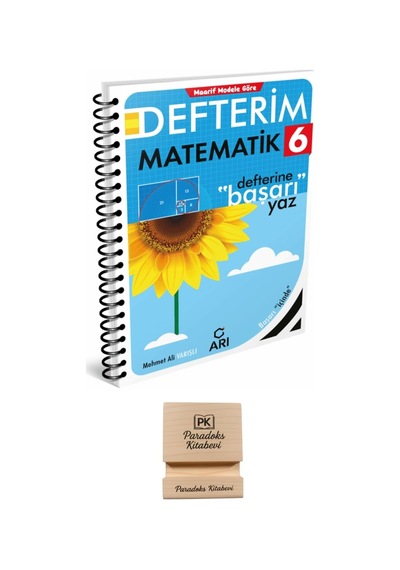 Arı 6. Sınıf Matematik Defterim + Telefon Standı