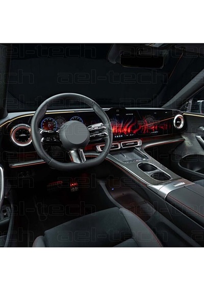 Mercedes Cla Uyumlu Dijital Gösterge Ve Navigasyon 9h Nano Ekran Koruyucu 4'lü Set 2025-2026