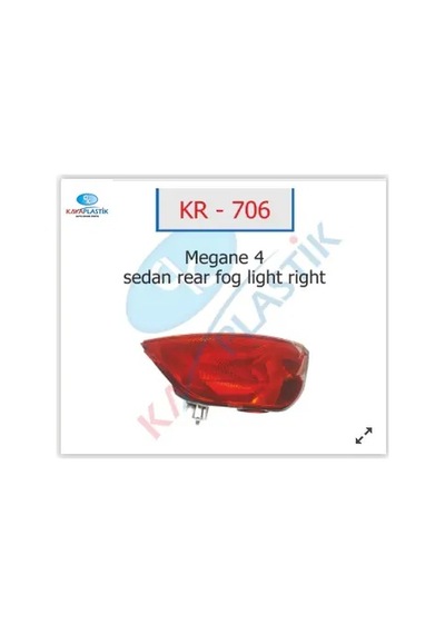 Arka Sis Far Lambası Sağ Mgn 4 Sedan Model Kaya Plastık 265808906r