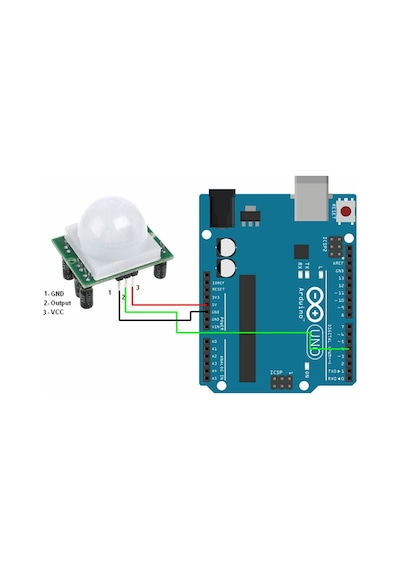 Hc-sr501 Pır Sensor Modül Hareket Algılama Sensor Modülü Kızılötesi Insan Canlı Algılayıcı Dedektör