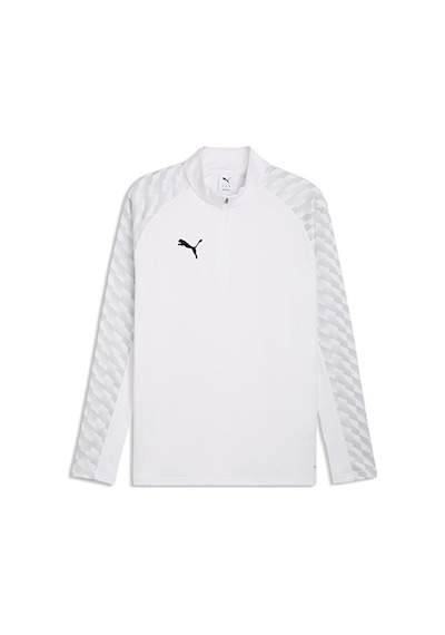 Puma Teamliga26 Training 1/4 Zip Erkek Futbol Antrenman Uzun Kollu Tişört 65972404 Beyaz