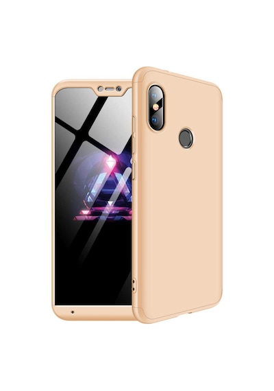 Xiaomi Mi A2 Lite Kılıf 3 Parçalı 360 Tam Korumalı Gkk Kapak
