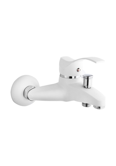 Gms Akdeniz Lavabo + Banyo + Eviye Batarya Set Beyaz - Krom Beyaz