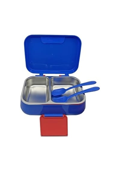 Bento 1030ml Lunchbox Hotwheels Lisanslı Tek Katlı 2 Bölmeli Paslanmaz Çelik Sefer Tası Yemek Kutu Diğer