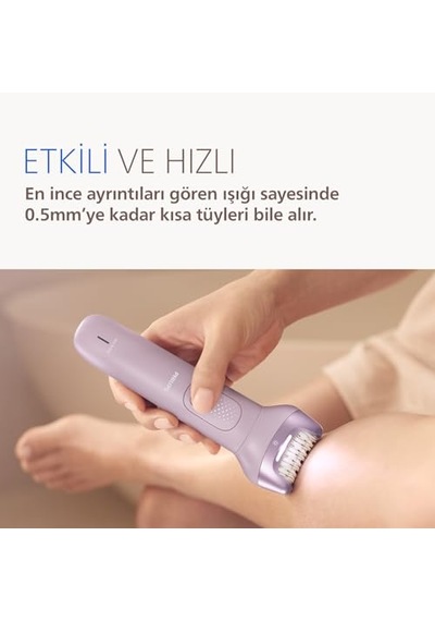 Philips Epilatör Serisi 9000, Kablosuz, Islak Ve Kuru Kullanım, Proguide, Led Işık, 32 Cımbız, Bre728/05