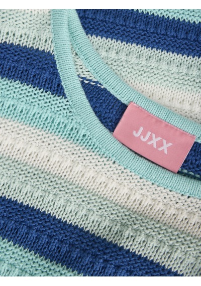 Jack & Jones Kadin Sifir Yaka Uzun Kollu Örgü Elbise - Rory - 12275508 Aqua Sky