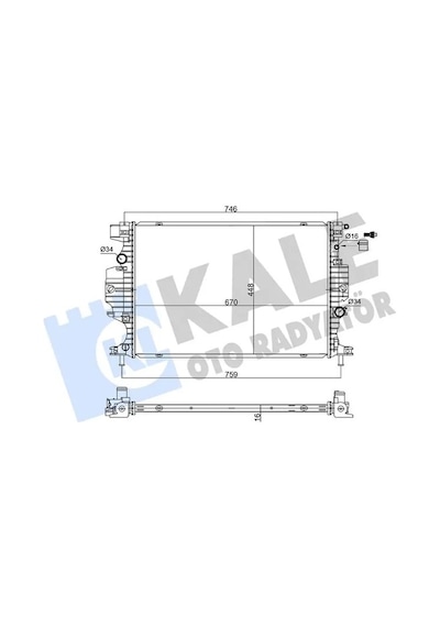 Kale 361460 Motor Radyatoru 2066575 2069561 5184274
