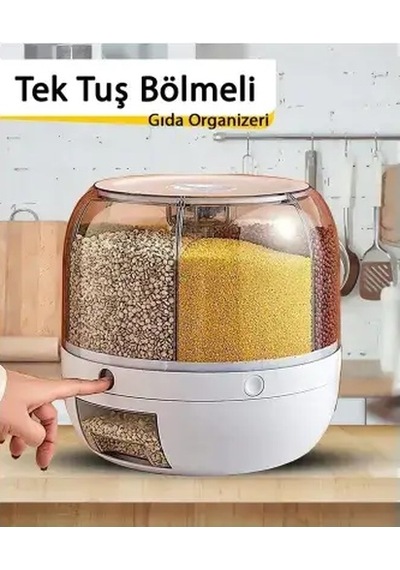 Dönebilen Kuru Gıda Ve Bakliyat Organizeri - 24242412247sa Çok Renkli