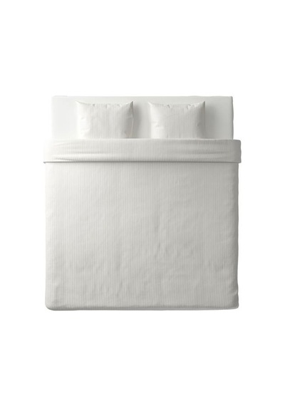 Ikea Nattjasmın Çift Kişilik Nevresim Takımı 220 X 240 Cm Beyaz