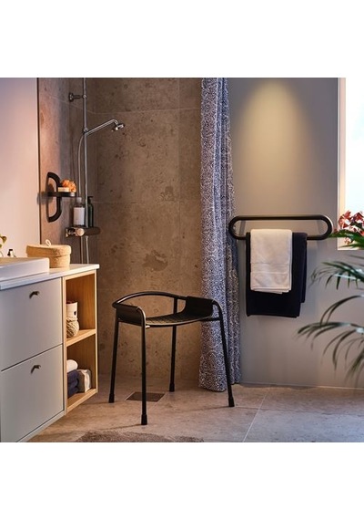 Ikea Bäsıngen Banyo Taburesi, Antrasit