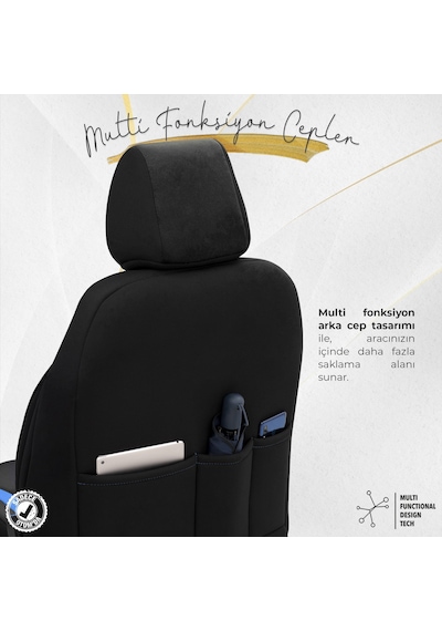 Otom Iconic Design Ekstra Destekli Oto Koltuk Kılıfı 550061877