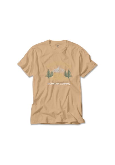 Mountain Camping Sarı Tişört