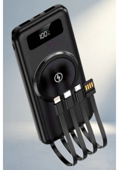 Taşınabilir 10.000 Mah Kablosuz Çoklu Şarj Powerbank