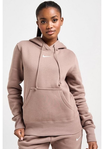 Nike Sportswear Phoenix Fleece Pullover Hoodie Kadın Kapüşonlu Sweatshirt Kahverengi Kahverengi