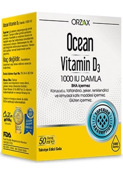 Vitamin D3 1000ıu Damla 50ml