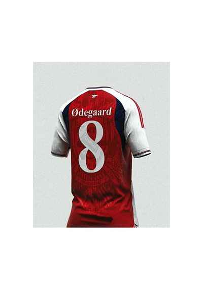 Arsenal 2023/24 Sezonu Martin Ødegaard Özel Konsept Forması Klbm Çok Renkli