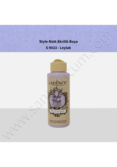 Cadence Style Matt Akrilik Boya 120 Ml. S9023 Leylak