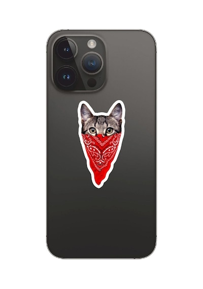 Kedi Cat Tasarımlı Laptop Notebook Tablet Telefon Sticker Set 20