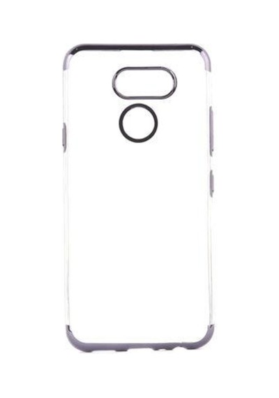 LG Uyumlu K40S Kılıf Ince Köşeleri Renkli Şeffaf Silikon