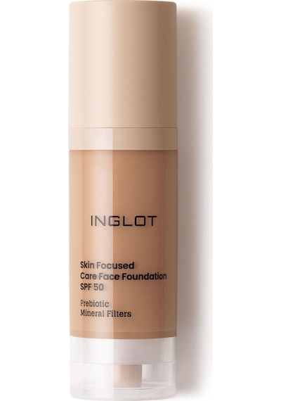 Inglot Skın Focused Care Face Foundatıon SPF50 314 Aprıcot Tan
