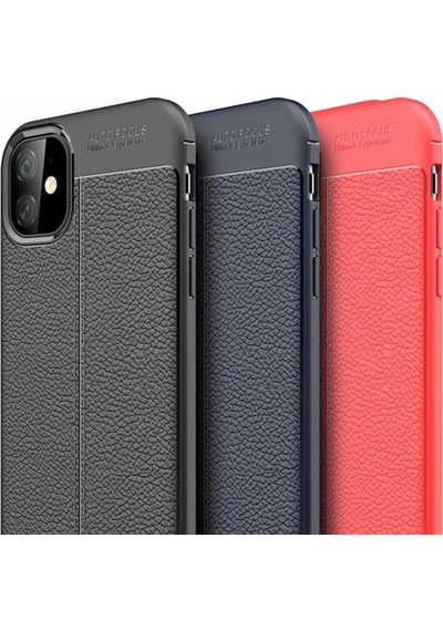 Apple Uyumlu iPhone 11 Kılıf Zore Niss Silikon Kapak-Siyah