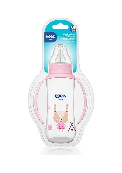 Wee Baby 745 Kulplu Pp Biberon 270ml Pembe 4 Adet