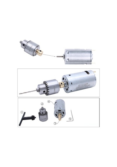 Motor için Otomatik Mini Mandrel El Sıkmalı Mandren Üniversal Oku