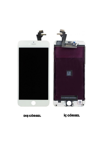 Teknonet Apple Uyumlu iPhone 6 Plus Aa Kalite Lcd+dokunmatik+çıtalı - Siyah