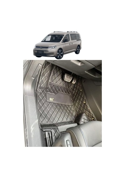 Volkswagen Caddy 2021-2025 Arası Aracına Özel 8d Tek Katmanlı Havuzlu Paspas Takımı