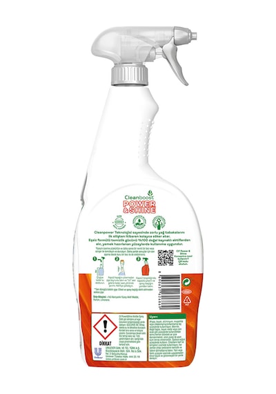 Cif Power & Shine Sprey Mutfak Temizleyici 4 x 750 ML