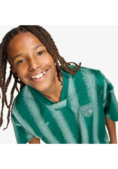 Adidas Minecraft Os Jersey Tee Çocuk Yeşil T-shirt Ke2701