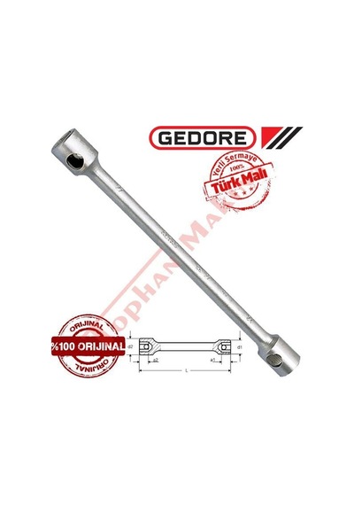Gedore 27 Bijon Anahtarı 30x33