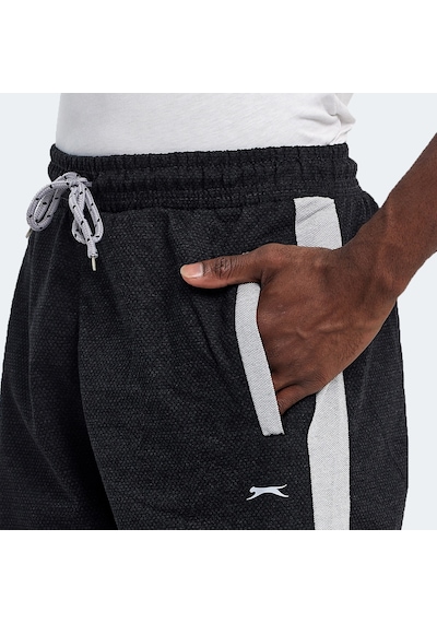 Slazenger NARAYAN IN Erkek Cepli Kapri Siyah Şort